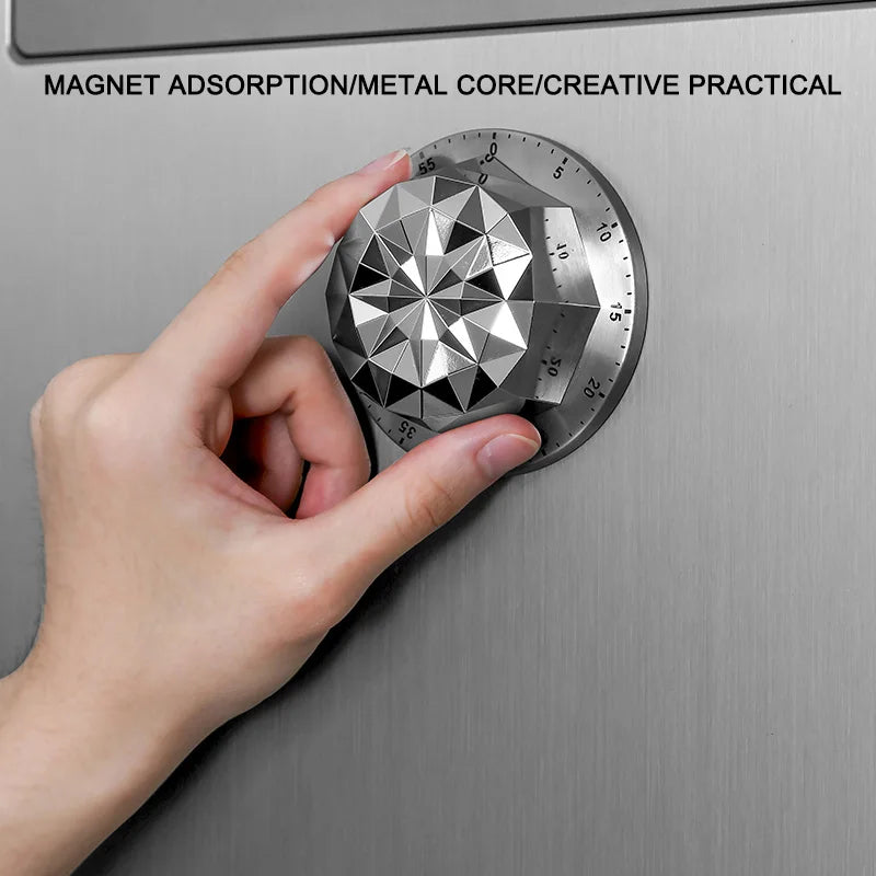 Magnet Stainless Steel Timer Kitchen Tools Time Management Reminder Reverse Timer Baking Alarm Timer