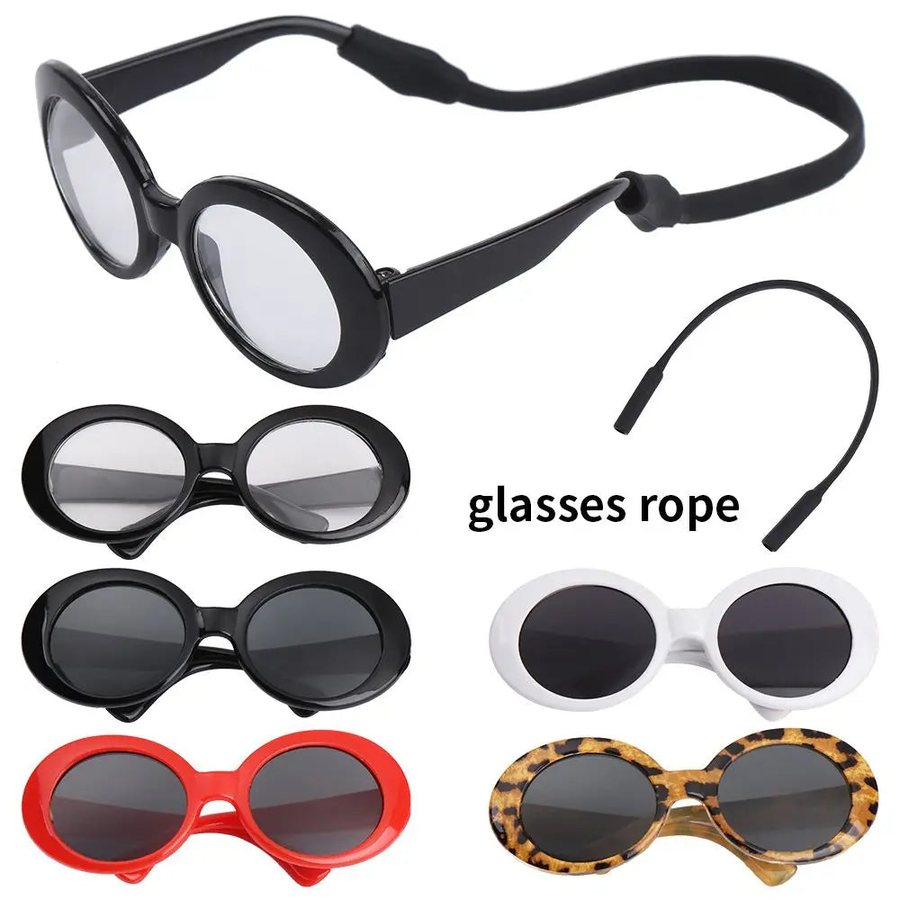 Cat Glasses Cool Pet Small Dog Fashion Oval Sun Glasses Pet Product For Little Dog Cat Sunglasses Pet Photography Accessories