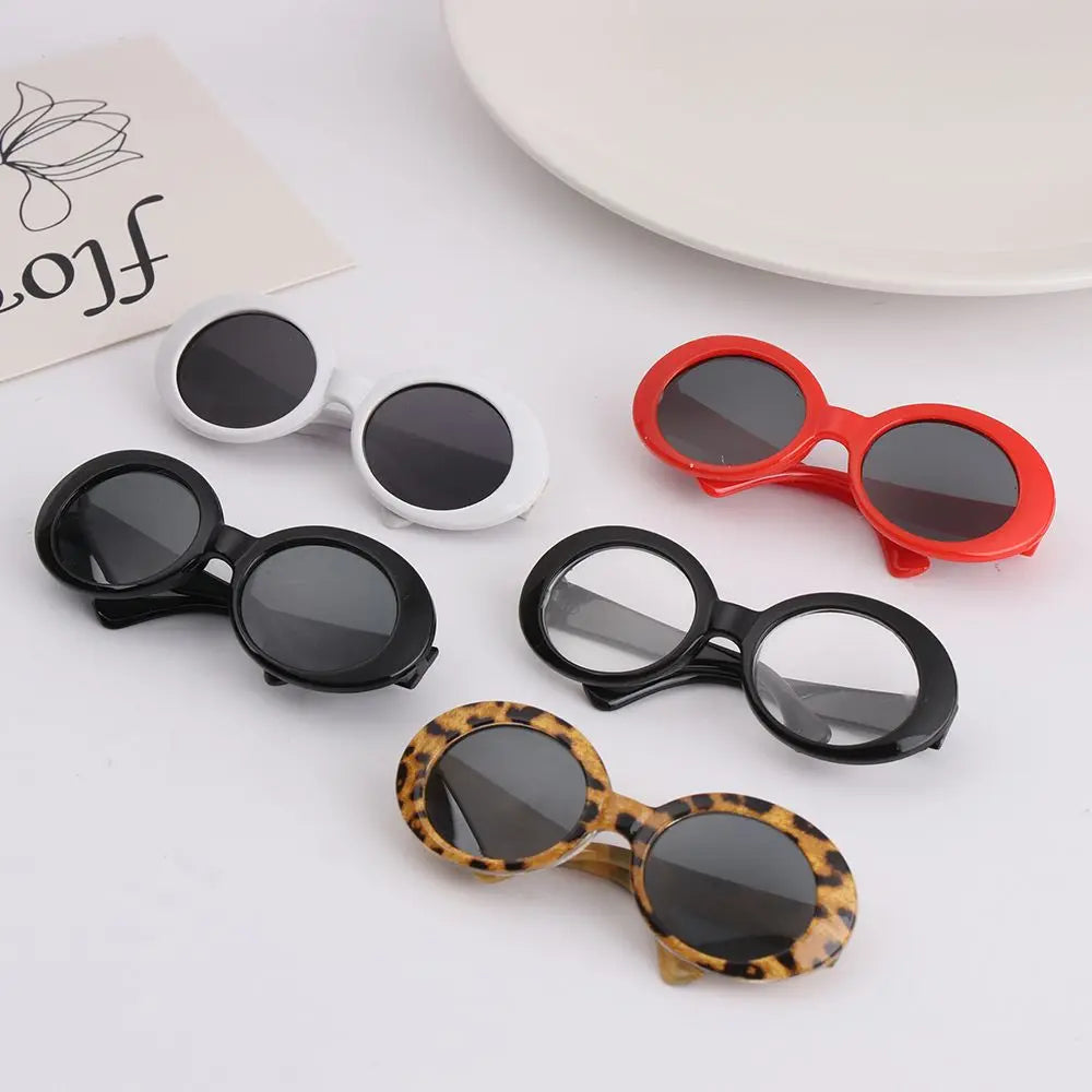 Cat Glasses Cool Pet Small Dog Fashion Oval Sun Glasses Pet Product For Little Dog Cat Sunglasses Pet Photography Accessories