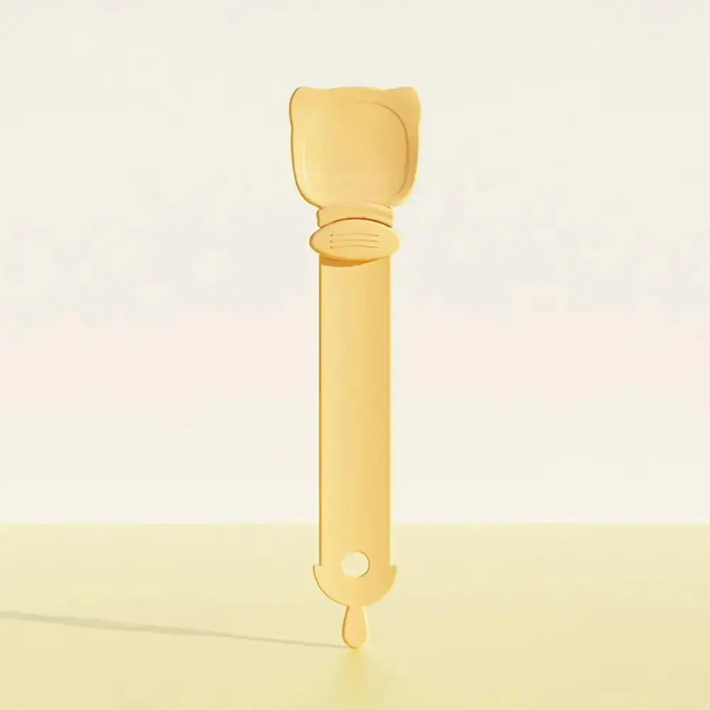 Cat Feeder Cat Strip Squeeze Spoon Pet Liquid Snack Spoon Liquid Feeding Food Squeezer Without Residue Cat Feeder Pet Supplies