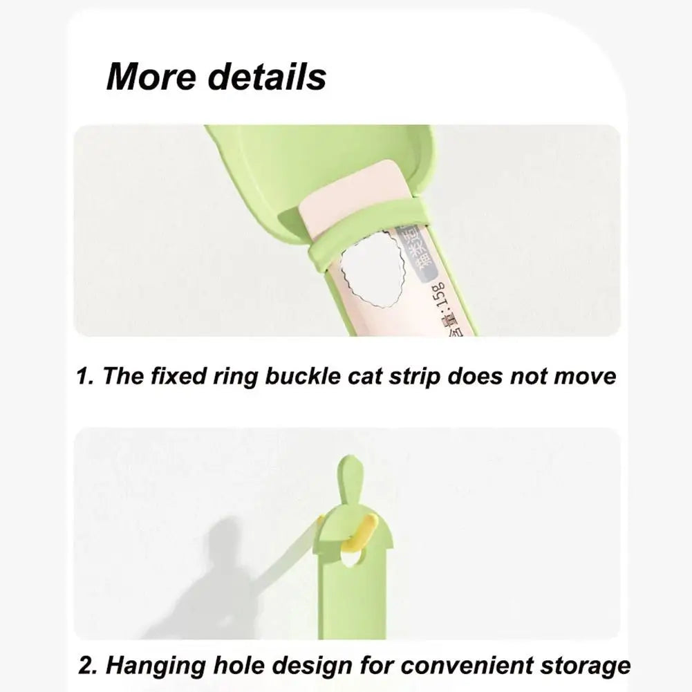 Cat Feeder Cat Strip Squeeze Spoon Pet Liquid Snack Spoon Liquid Feeding Food Squeezer Without Residue Cat Feeder Pet Supplies