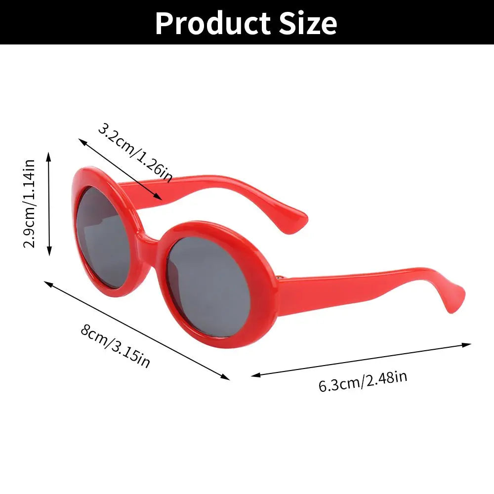 Cat Glasses Cool Pet Small Dog Fashion Oval Sun Glasses Pet Product For Little Dog Cat Sunglasses Pet Photography Accessories