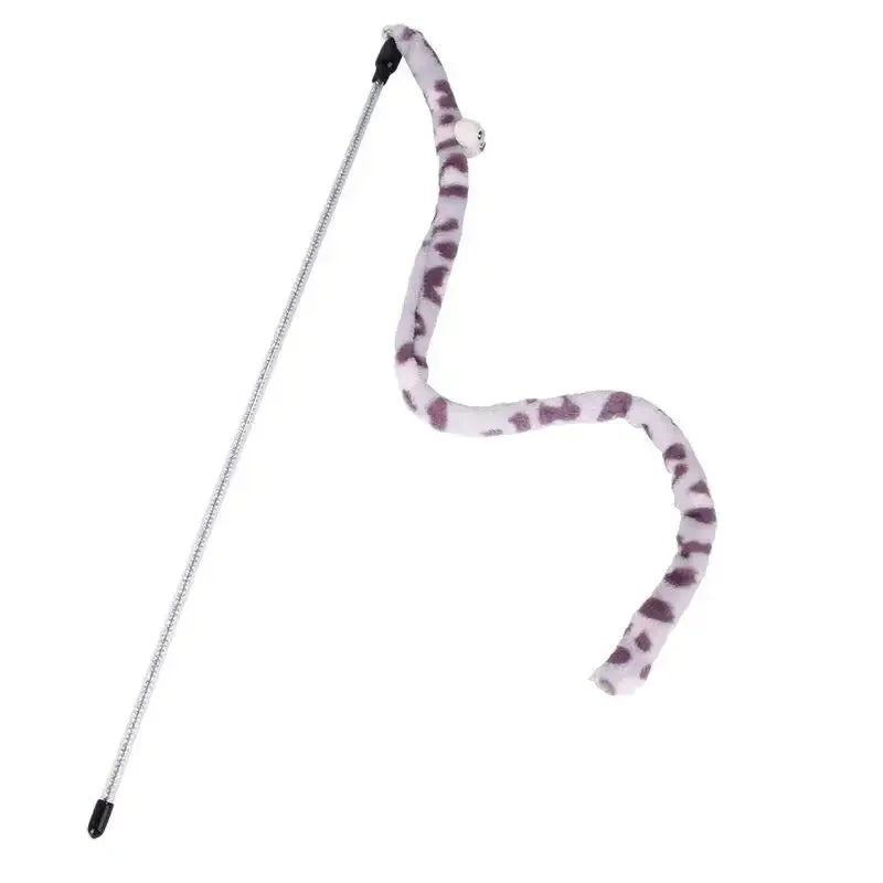 Cute Funny Rainbow Stick Pet Cat Toys Cat Teaser Toy Wand Cat Stick Strong Cat Toy Interactive Toys Cat Supplies Pet Products